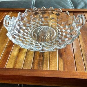 Muffin tray. (Early) American. Clear. Fostoria​